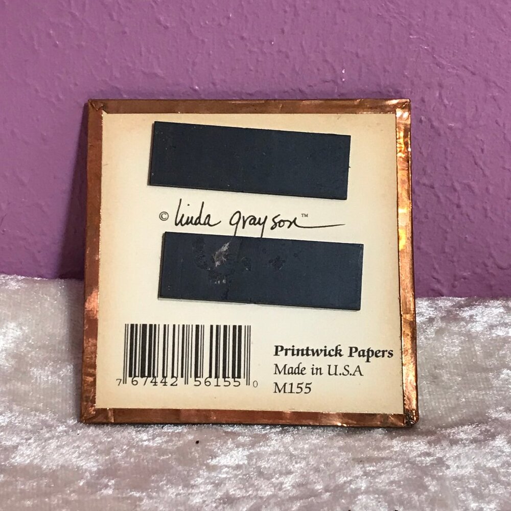 Vintage I Was Cut Out to be Rich, But I Was Sewed Up Wrong Magnet Linda Grayson - Picture 3 of 5